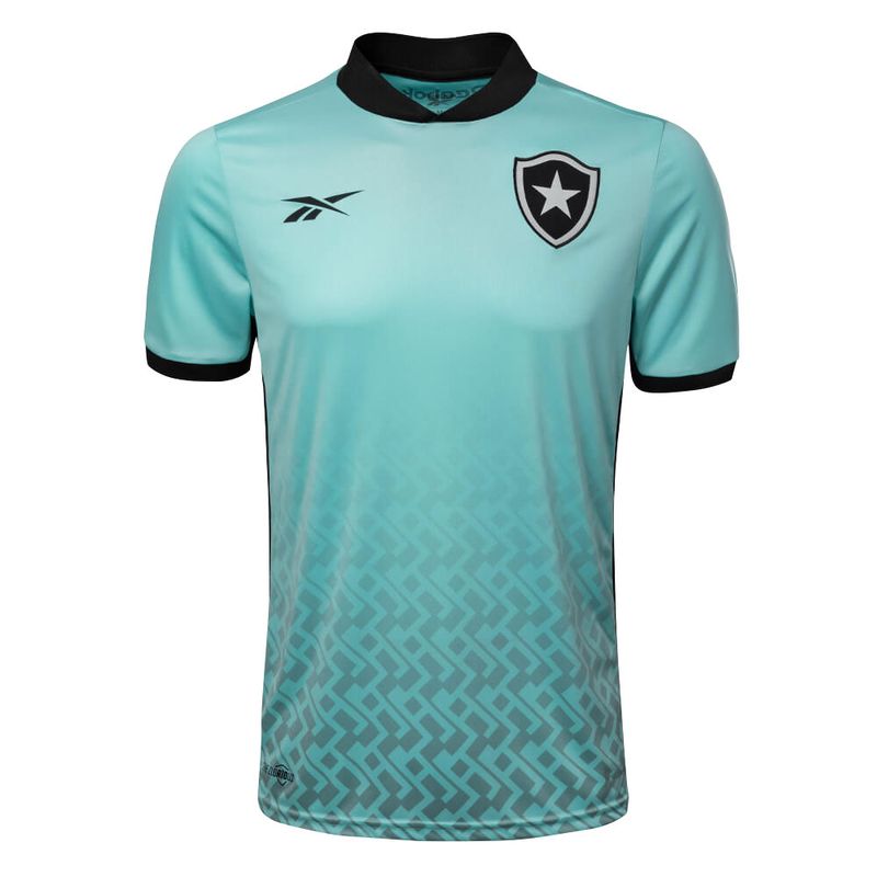 Camisa Botafogo I 2023 Oficial Masculina - Branco+Preto