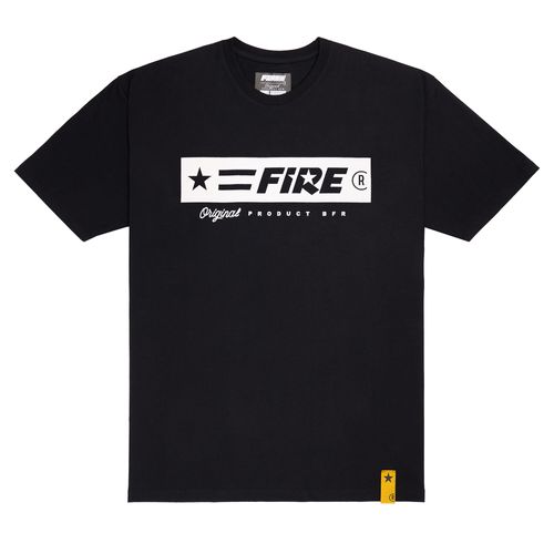 Fire T-Shirt Star Fire Preto