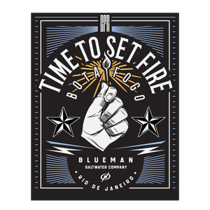 Canga Maxi Set Fire Azul Btfg 02 Set Fire