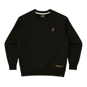 Crewneck Cancha FC Nilton Santos Enciclopédia Preto