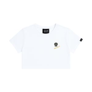 Cropped Cancha FC Nilton Santos Camisa 6 Branco