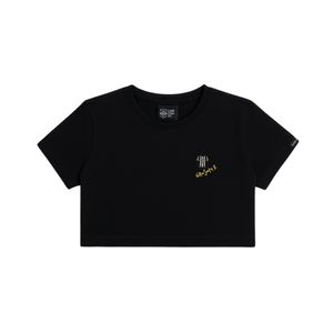 Cropped Cancha FC Nilton Santos Camisa 6 Preto