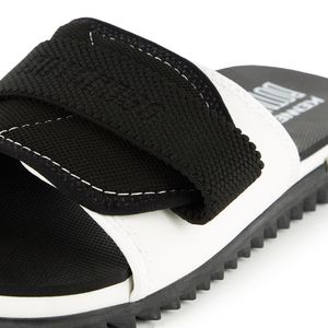Sandália kivah slide preto/branco