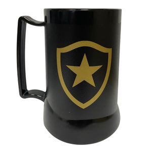 Caneca Gel Peça Preta 400Ml - Escudo Retrô