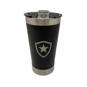 Copo térmico 500ml preto com abridor