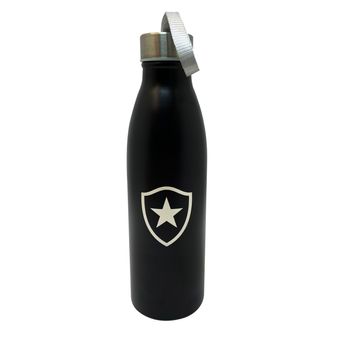 Garrafa preto 750ml com alça