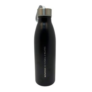 Garrafa preto 750ml com alça