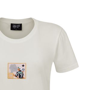 Cancha FC Baby Look Túlio - Brasileiro 95 - Off White