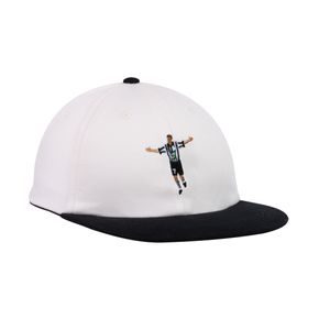 Cancha FC Boné Túlio - 1000 Vezes Ele - Aba Reta - Creme/Preto