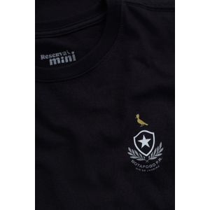 Camiseta Mini Botafogo Rio Escudo - Preto