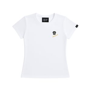 Baby Look Cancha FC Nilton Santos Camisa 6 Branco