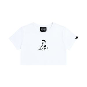 Cropped Cancha FC Nilton Santos Ícone Branco